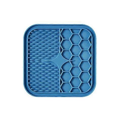 Tapis pour gamelles anti-glouton avec ventouse pour chiens et chats, tapis à lécher en silicone, distributeur de croquettes anti-glouton.