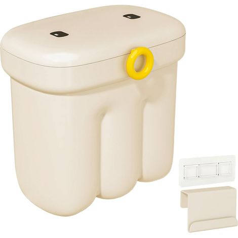 Bac à Compost de Cuisine Conteneur À Déchets Murale Économiseur D'Espace Petite Poubelle pour Cuisine pour Dortoir Armoire Placard Salle de Bain Chambre Camping (1/5)