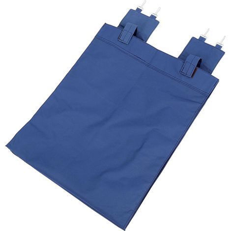 Paquet de Rangement avec Multiples Poches en Tissu Oxford Résistant Bleu pour Outils et Fournitures de Nettoyage, pour Chariots de Nettoyage et Hôtels (1/5)