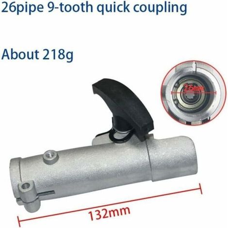 Pince De Jonction - Connecteur D Arbre 26 Mm 9 Cannelures - Pour Tondeuse A Gazon Taille Haie Debroussailleuse Irrigation (1/5)