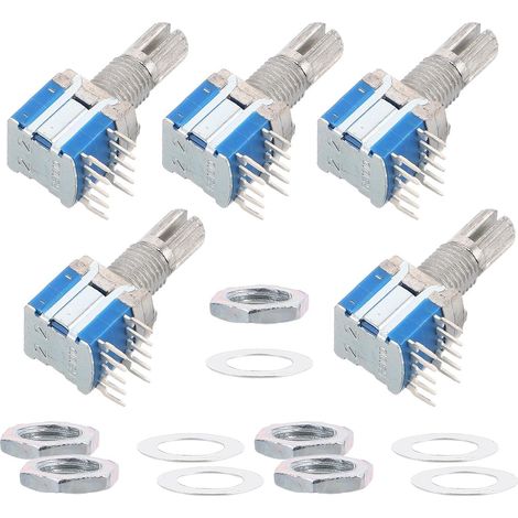 Commutateur Rotatif Multi-positions pour Contrôle Précis 5 Pièces en Alliage de Zinc et Cuivre Installation Facile D'équipements Audio et Contrôle Industriel (1/5)