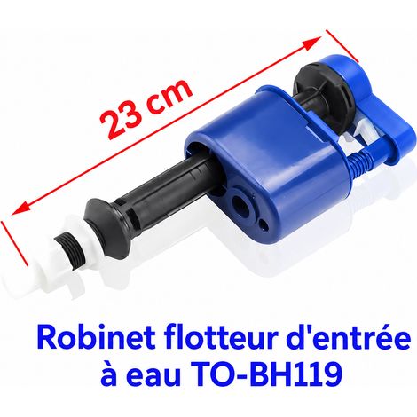 Robinet réservoir WC plastique, adapté à TO-BH119 - robinet d'arrivée d'eau 1 × 1 × 1 cm 500 g – Livraison gratuite
