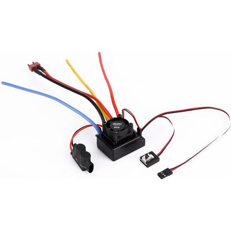 Contrôleur de Vitesse Moteur Brushless Capté 80A Haute Qualité pour Voiture et Camion (1/5)
