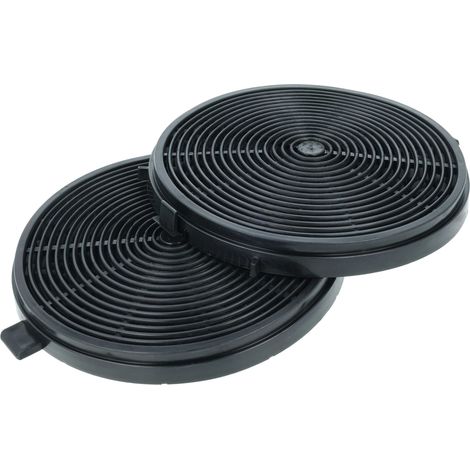vhbw 2x Aktivkohlefilter kompatibel mit PKM 9004W, 9090-2H, 50762, 50763, 6004W, 50448, 50466, 50430, 50446 Dunstabzugshaube - 11,8 cm