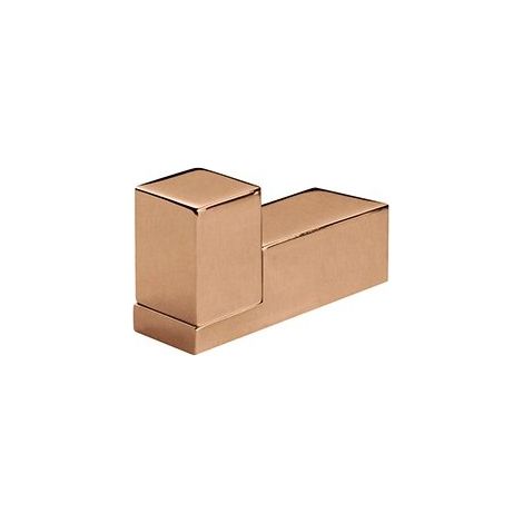 Porte Peignoire Domino Or Rose Brosse Robinetterie DOMINO - CRISTINA ONDYNA DM24134P