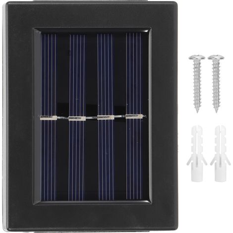Lampe murale solaire, éclairage extérieur LED étanche pour jardin, terrasse, allée, clôture