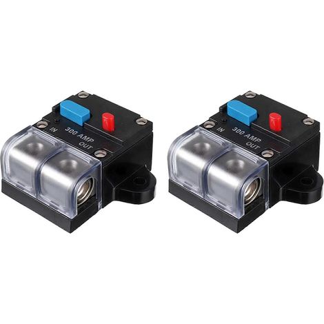 disjoncteurs 300 A réarmables, avec bouton de réarmement manuel pour autoradio. (1/5)