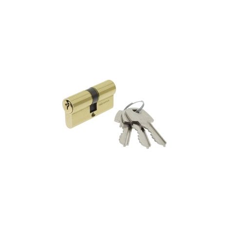 Tesa Assa Abloy, 52003030L, Standardzylinder, TE5, kurzer Nocken, Schlüssel - Schlüssel, Messing, 30 x 30 mm