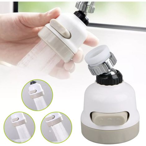 360° drehbarer Wasserfilter (2er-Pack), tragbarer Sprüher für Küchenarmatur