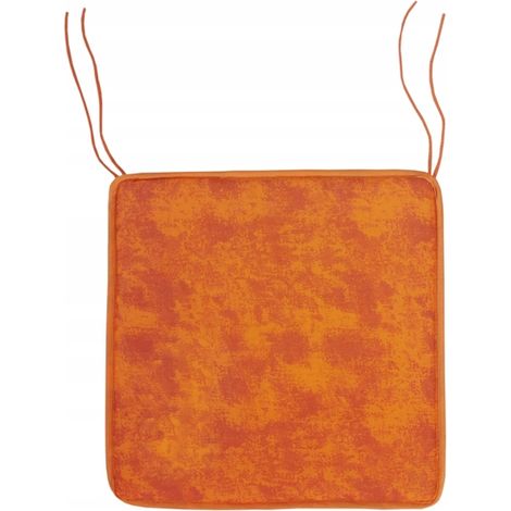Cojín naranja para silla de jardín de 36 cm