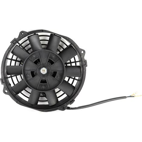 Ventilateur de Refroidissement Mince 7 Pouces 12V avec Thermostat et Kit de Montage Universel (1/5)