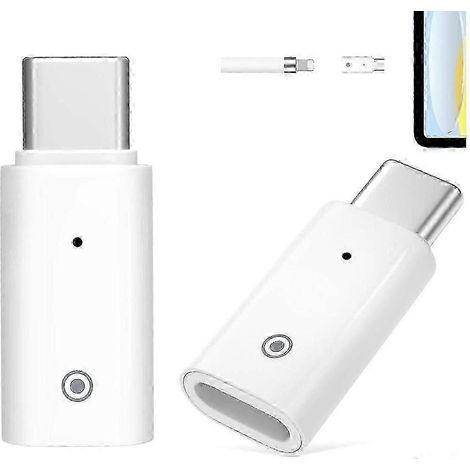 2er-Pack USB-C-Ladeadapter, kompatibel mit Apple Pencil der 1. Generation, USB-C-auf-Apple-Pencil-Adapter, USB-C-Stecker auf Char Szrh A-c (1/5)