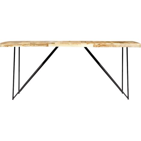 Maison Exclusive - Table à manger 180x90x76 cm Bois de manguier massif (1/5)