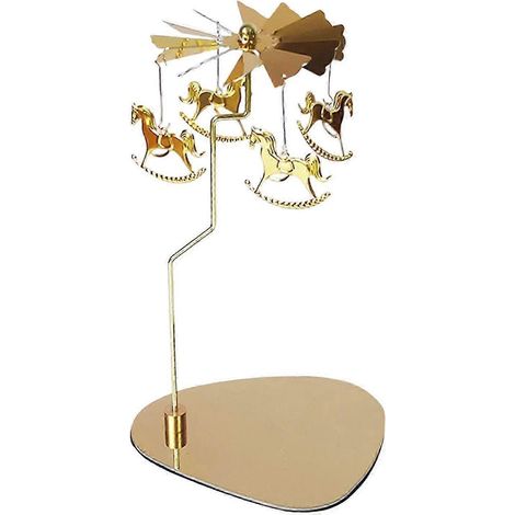 Kerzenhalter, drehbarer Kerzenhalter, Kerzenständer, Weihnachtstischdekoration, Tablett, Kerzenständer für Hochzeiten, Heimdekoration, Weihnachtsgeschenk-Carousel (1/5)
