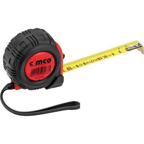 Cimco BANDMASS 5M SCHWARZ/ROT (210105)