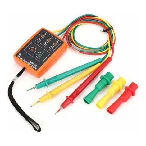 QORVA
-Sm852B 3-Phase Rotation Testeur Numerique Indicateur De Phase De Detecteur Led Buzzer Phase Compteur Sequence,de (1/4)