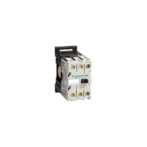 TeSys LC1SK - contacteur - 2P - AC-3 - 6A - bobine 230Vca - LC1SK0600P7 (1/3)