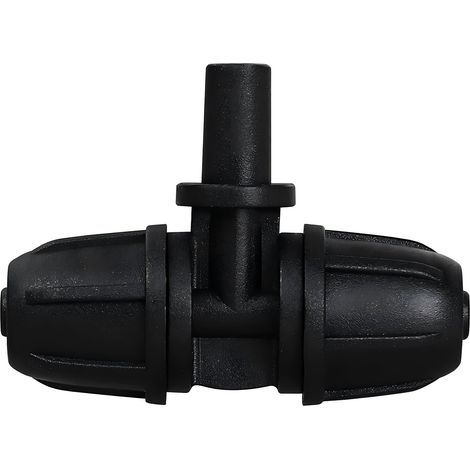 15 Pièces Raccords en T à Verrouillage Rapide 4/7 mm pour Tuyau d'Arrosage-x