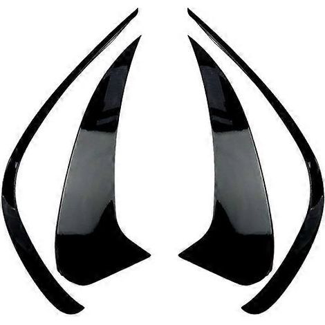 Embellecedores laterales de ventilación para alerón delantero y trasero para Mercedes-Benz Clase CLS C257 CLS350 CLS450 C63 AMG Negro brillante (1/5)