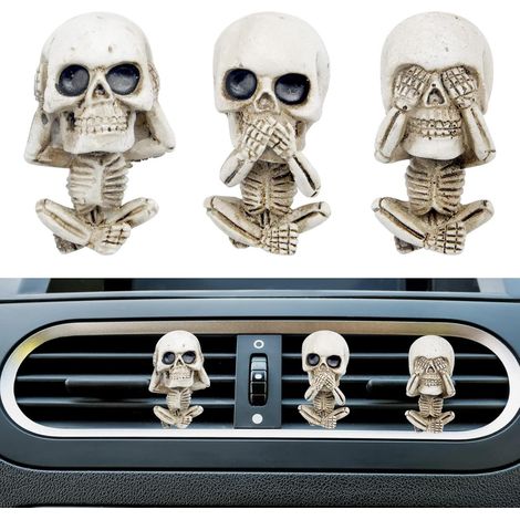 3 Stück Auto Perfume Diffuser Dashboard Interior Skeleton Auto Air Outlet Clip für Innen und Außen (1/5)