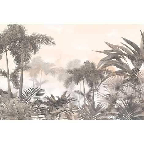 Papier peint panoramique - Forêt Tropicale - 130 cm x 87 cm (1/2)