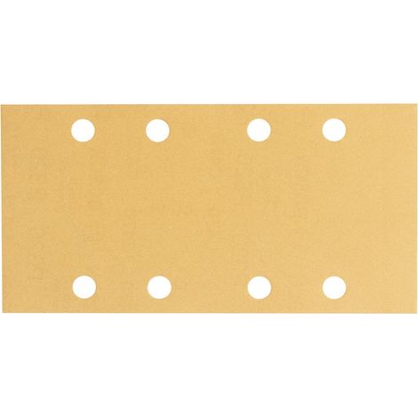 Lame de ponçage C470, 93 x 186 mm, 320, 8 trous, velcro, pack de 50 (1/5)