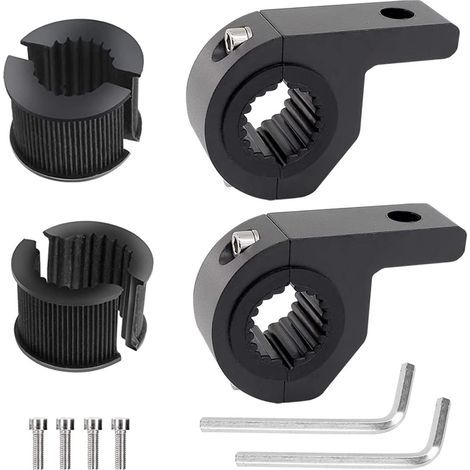 2 Pièces Support de Montage de Lumière Travail,19-32mm Travail Lumière Barre Supports Universelle Pince de Tube de Barre Fixation avec Accessoires Pour Véhicules Tout-Terrain,Voitures,Camions (1/5)