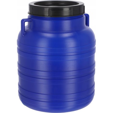 KADAX Plastikfass, Weithalsfass, aus HDPE-Kunststoff mit Deckel, 20L 1 Stück (1/5)