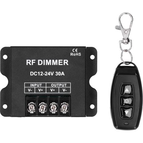 Eosnow LED -Einzelfarben -Dimmer -Controller 3 Tasten HF Große Netzkordless -Fernbedienung