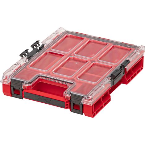 Qbrick System ONE Organizer M RED ULTRA HD Organizer 365 x 265 x 77 mm 2,5 l stapelbar IP66 (1/5)