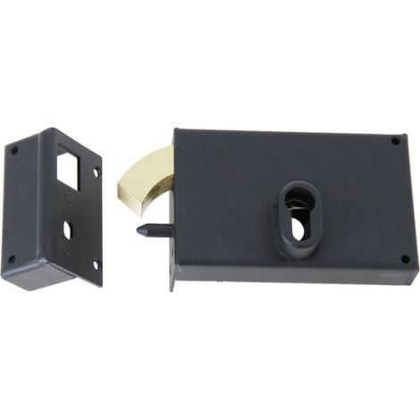 jpm Cerradura monopunto negra acero epoxi 1 kg