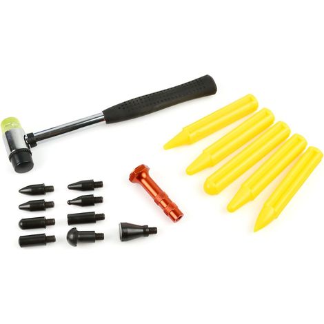 Kit de herramientas para reparación de abolladuras PDR con martillo para carrocería (40) (1/5)