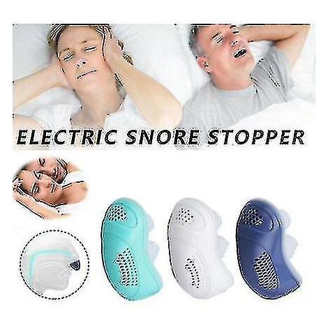 Miniatur-CPAP-Gerät gegen Schnarchen bei Schlafapnoe – blau