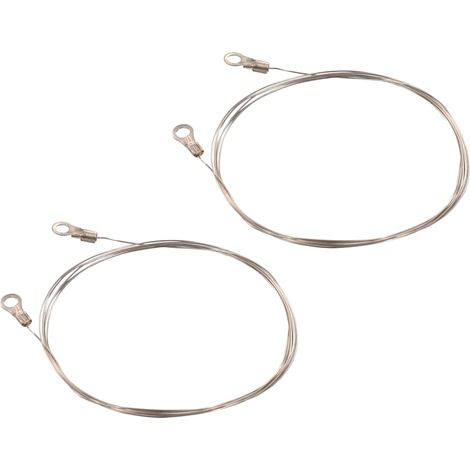 Fils de coupe pour cutter à mousse en alliage nickel-chrome pour polystyrène 137 cm lot de 2 (1/2)