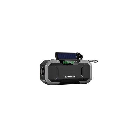 Radio d'urgence pour les secours en cas de catastrophe, radio portable à manivelle, Bluetooth, résistante aux éclaboussures, (1/2)