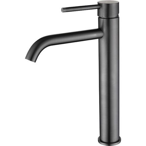 Mitigeur de lavabo pivotant à 360°, robinet de salle de bain monocommande, robinets de lavabo à poser réglables pour eau chaude et froide, aérateur amovible pour économiser l'eau (1/5)