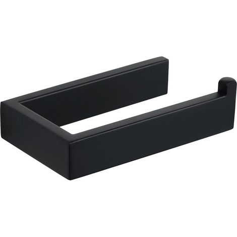 Porte-Papier Toilette Mural Noir Mat en Acier Inoxydable SUS304, Distributeur de Rouleaux pour Salle de Bain et Cuisine (1/5)