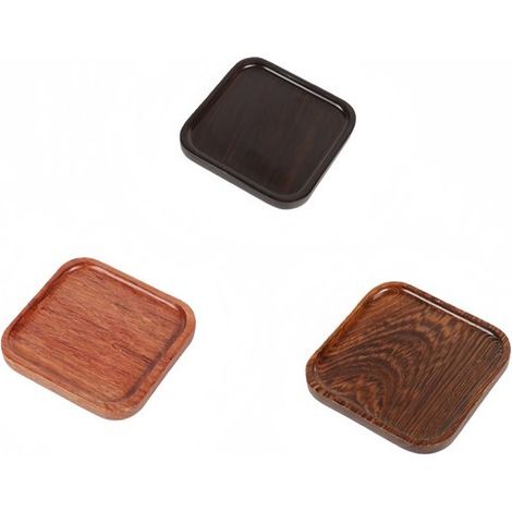 3-teiliges Set – Quadratische Untersetzer – Hitzeisolierende Pads – Geeignet für Tassenhalter/Teesets – 7 cm – Farbe wie abgebildet (1/5)