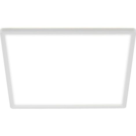 Briloner SLIM CASE Plafoniera LED, luce indiretta, luce bianca neutra, bianco, 42 x 42 x 3 cm