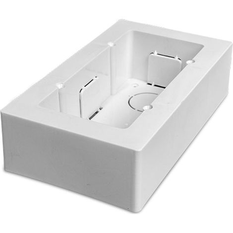 Caja de Mecanismos Universal de Superficie 161x92x42 mm   Blanco (1/4)