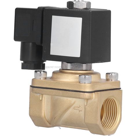 Électrovanne à membrane en laiton normalement fermée, type G, filetage 3/4 po, remplacement AC110V (1/5)