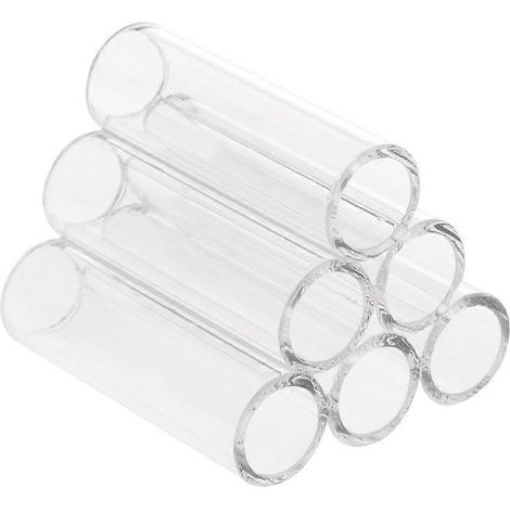 Abri Crevettes Décoration Aquarium Tube Acrylique Transparent Cachette Betta-6 tubes.