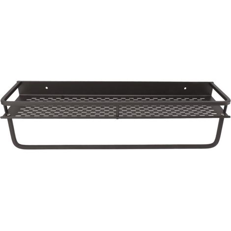 Jeffergarden Étagère de douche grise, facile à installer, en alliage d'aluminium, grande capacité, accessoire pour salle de bain, 60 cm / 23,6 pouces.