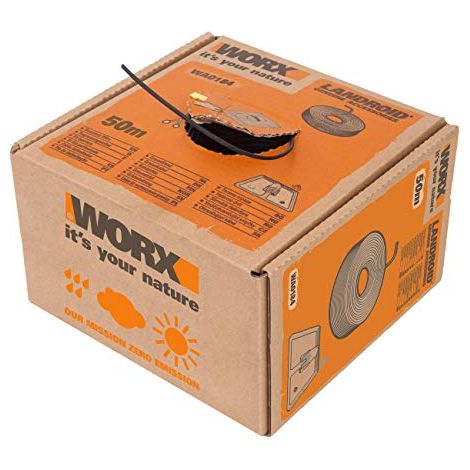WORX WA0184 Filo perimetrale, lunghezza 50 mt. per Robot rasaerba Landroid,colore nero (1/4)