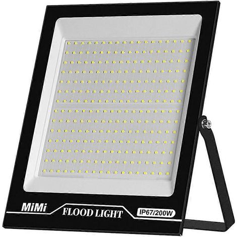 200-W-LED-Flutlicht mit warmweißem Licht, IP67 wasserdicht, für den Außenbereich (siehe Foto) (1/5)