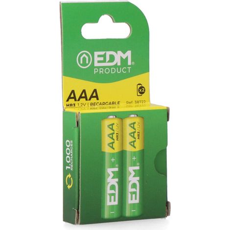 Pile ricaricabile AAA Eco-series - HR03 950mA, ø 10,5 x 44,5 mm, 2 pezzi