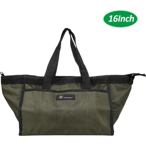Sac de Rangement pour Outils - Toile Oxford 1680D Imperméable - 380 x 220 x 250 mm - Vert - 1 Pièce (1/5)