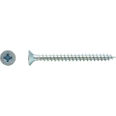 Vis pour panneaux agglomérés tête fraisée Pozidriv® Zingué - 5 x 40 mm - BIVI (1/2)