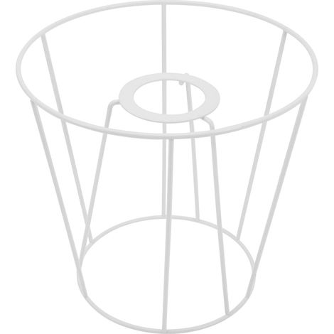 Couvercle de Lampe Filaire en Fer Blanc pour Lampe de Plafond Accessoires DIY Robustes Support Anneau E27 Élégant et Simple (1/5)