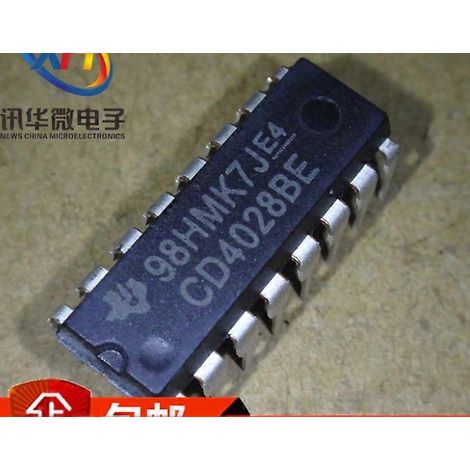 MeiXinYuan 10 pièces CD4028BE DIP16 CD4028 DIP 4028BE DIP-16 et circuit intégré
